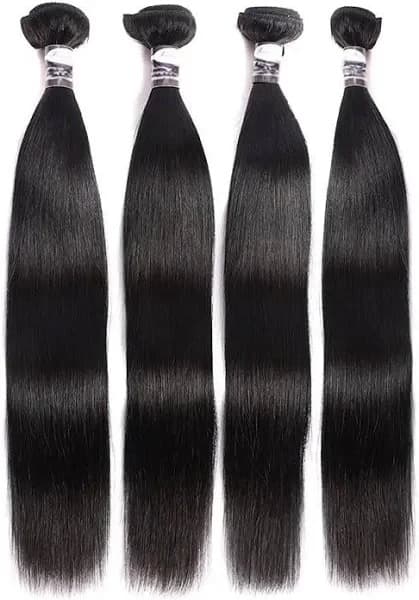 4 Bundles Deal – Straight Raw Indian Temple Human Hair | Bella Hararo