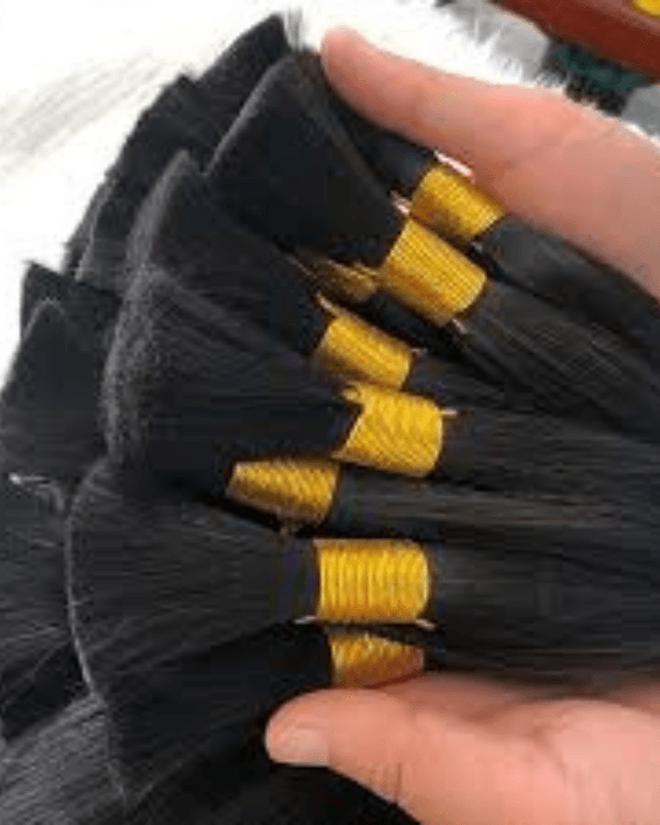 Indian Remy Hair Bulk Indian Curly  | Single Drawn | 100% Virgin Indian Hair | 100g– Bella Hararo