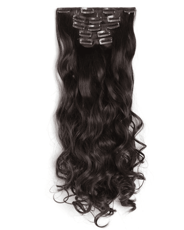 Indian Remy Hair 6 PCS Set Premium Curly Clip-In Hair Extensions | Single Drawn  | 100% Virgin Indian Hair | 100g – Bella Hararo