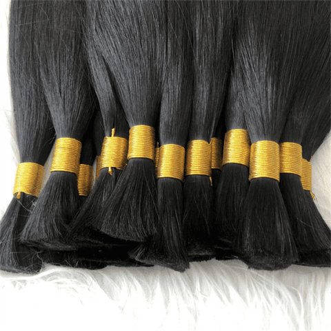Indian Remy Hair Bulk Straight | Double Drawn | 100% Virgin Hair | 100g – Bella Hararo