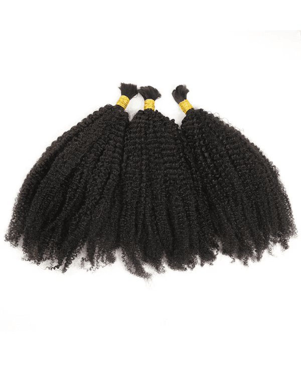 Indian Remy Hair Bulk Kinky curly | Double Drawn | 100% Virgin  Hair | 100g – Bella Hararo