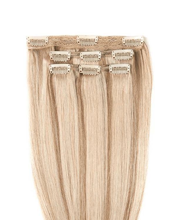 Indian Remy Hair 3 PCS Set Premium Straight Clip-In Hair Extensions | Double Drawn | 100% Virgin Indian Hair | 100g – Bella Hararo