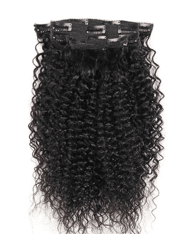 Indian Remy Hair 3 PCS Set Premium  Curly Clip-In Hair Extensions | Double Drawn | 100% Virgin Indian Hair | 100g – Bella Hararo